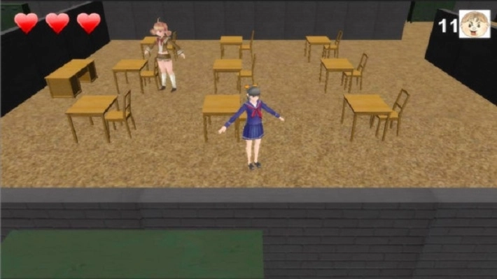 高中女生校园大战3图1