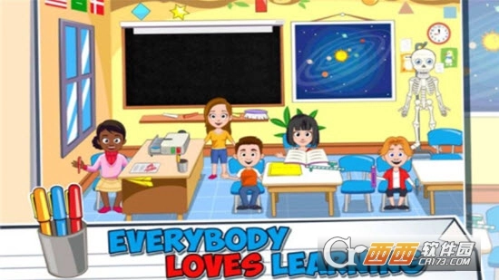 我的小镇学校正版图1