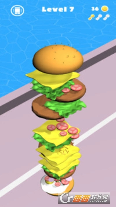 画个汉堡包快跑图1