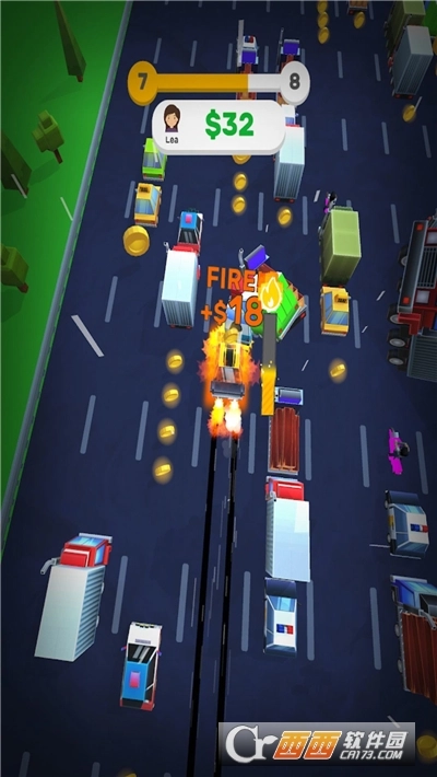 像素疯狂出租车游戏图1