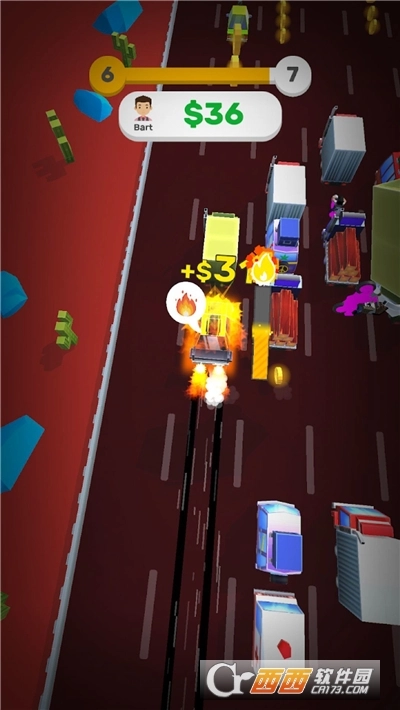 像素疯狂出租车游戏图2