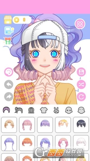 可爱的动漫女孩换装(2)