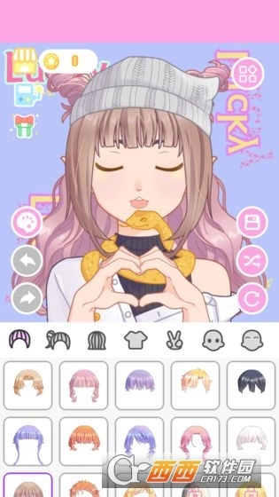 可爱的动漫女孩换装(3)