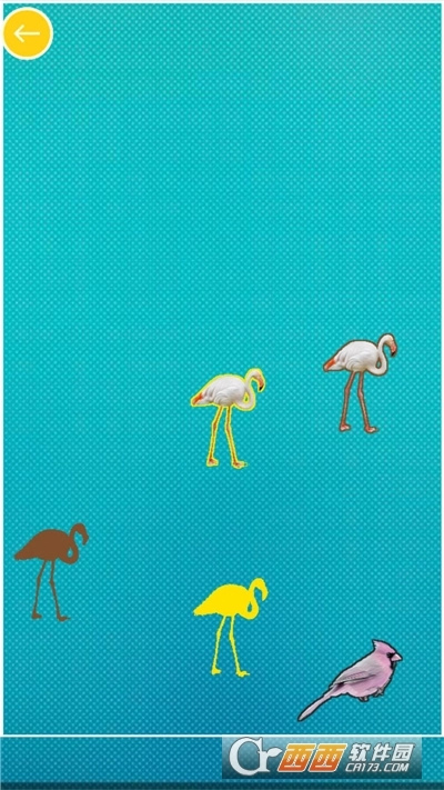 儿童学动物和颜色