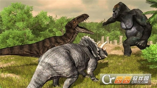 猩猩斗恐龙