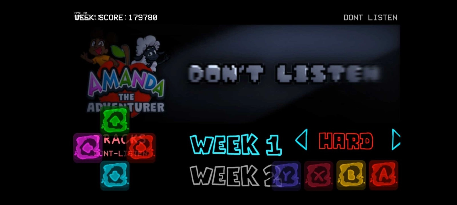 fnf爱冒险的阿曼达模组