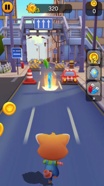 奔跑的宠物猫图1