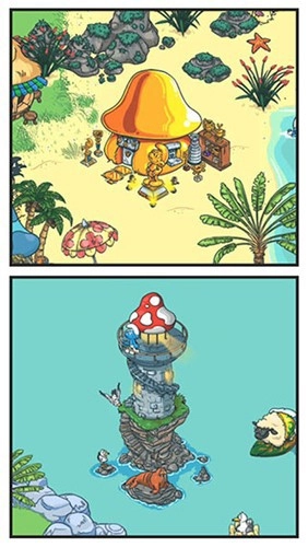 蓝精灵村庄安卓版