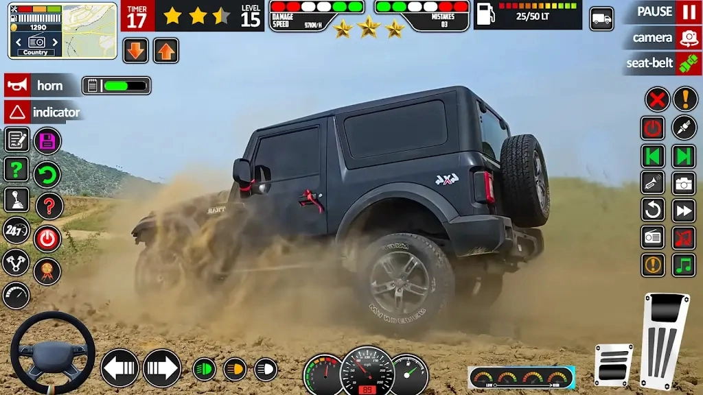 爬山吉普车模拟器图1