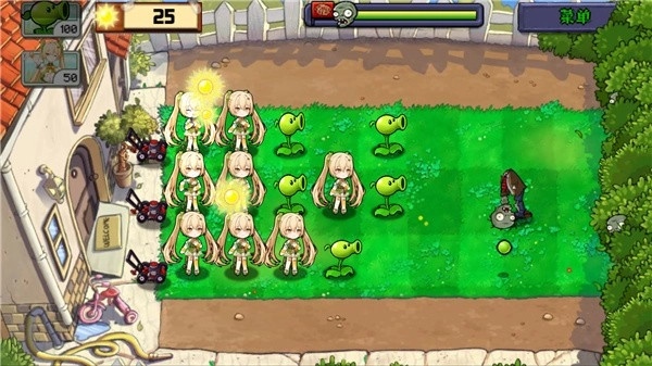 植物娘大战僵尸手机正版