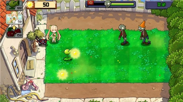 植物娘大战僵尸手机正版