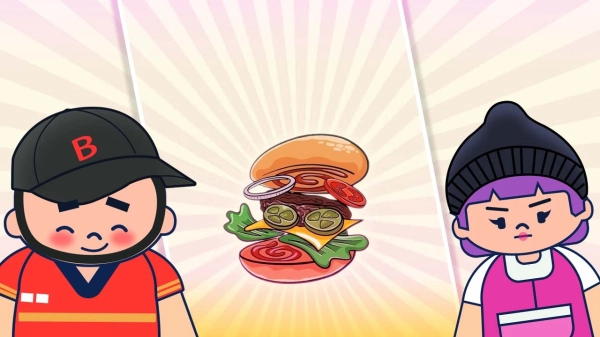 沙威玛汉堡店无广告(2)