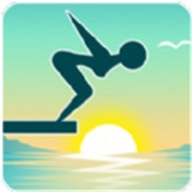 火柴人翻转跳水