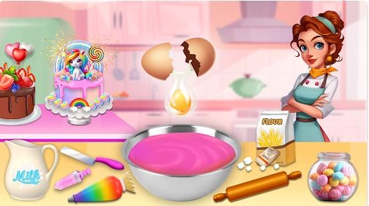 蛋糕制作者DIY烹饪(CakeMakerDIYCookingGames)图1