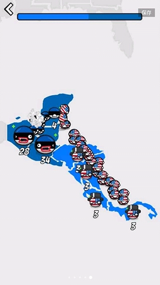 国家球战争(CountryBallsIo:BattleArena)图1