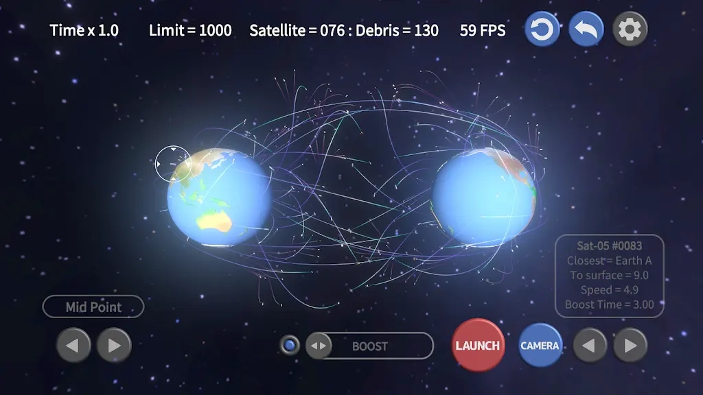 太空碎片點擊器截圖1