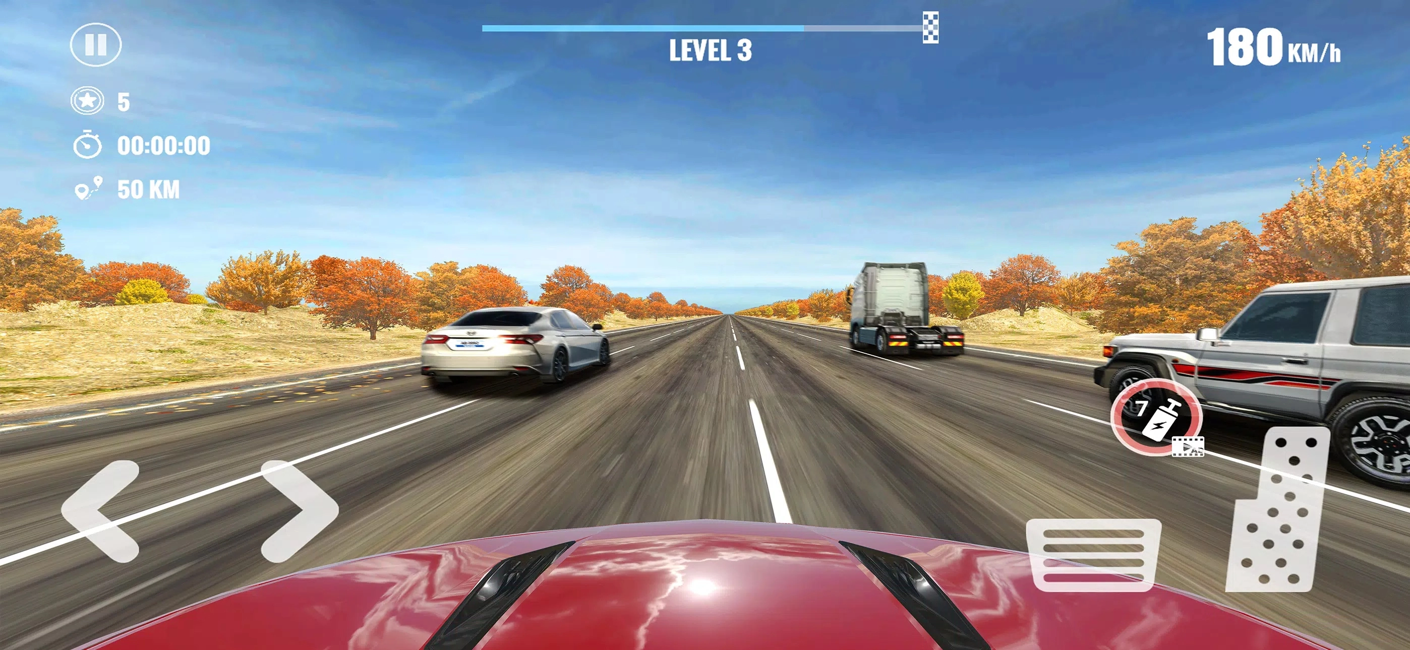 公路赛车：交通速度