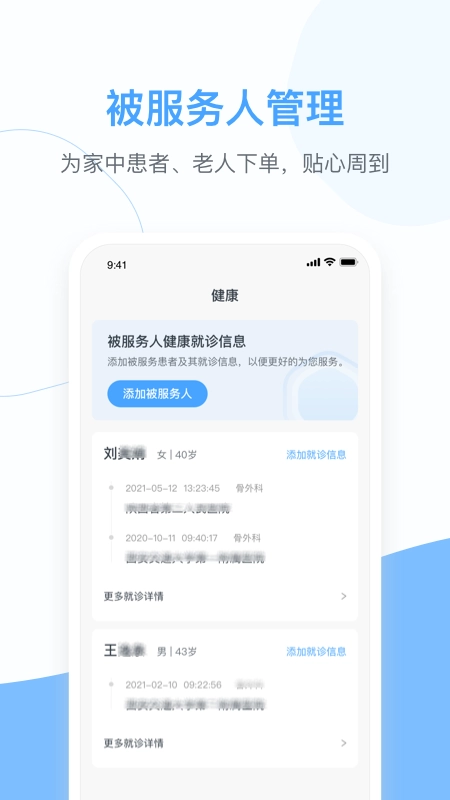 燕尾帽护理上门图3