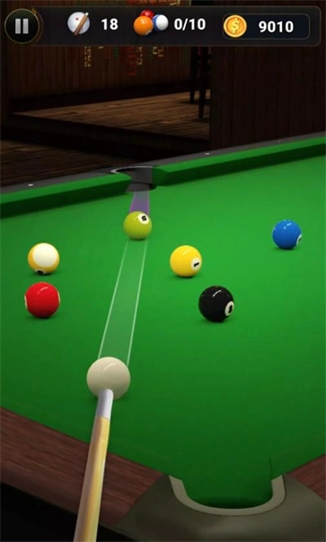 模拟真实台球3D