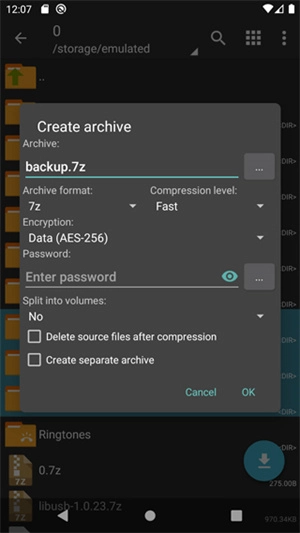 zarchiver pro蓝色版4