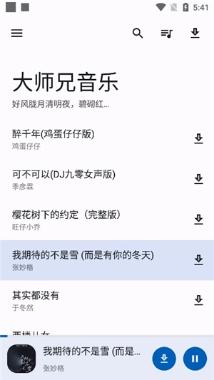 大师兄音乐app1.3.0版本