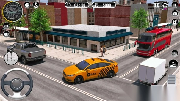 超級(jí)英雄出租車(chē)模擬器圖1