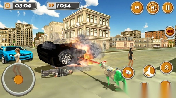 山羊横冲直撞模拟