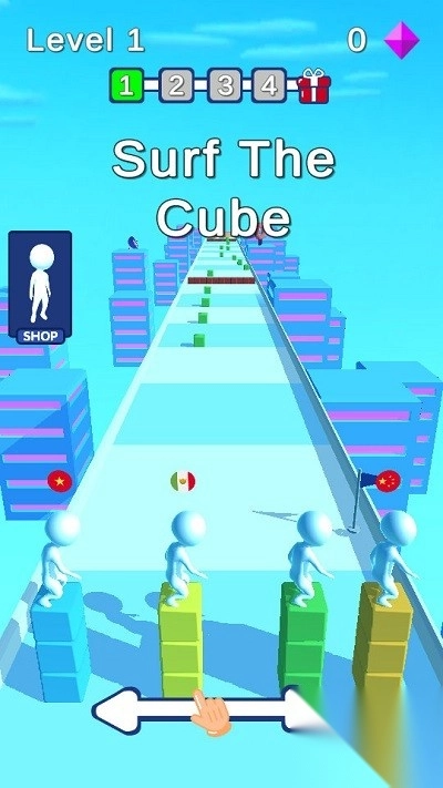 立方体堆叠冲浪竞速(1)