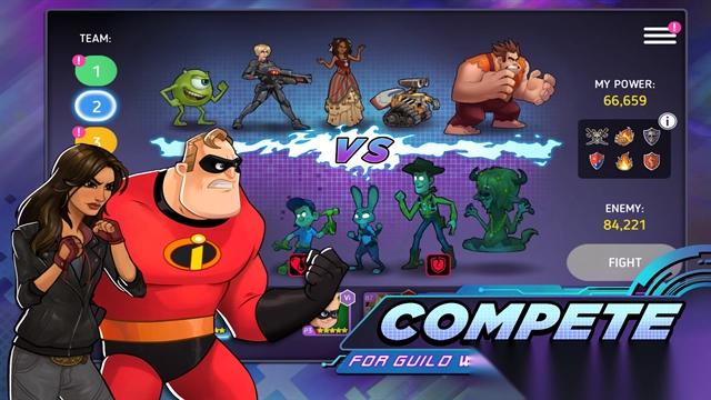 迪士尼英雄战斗模式手机版图2