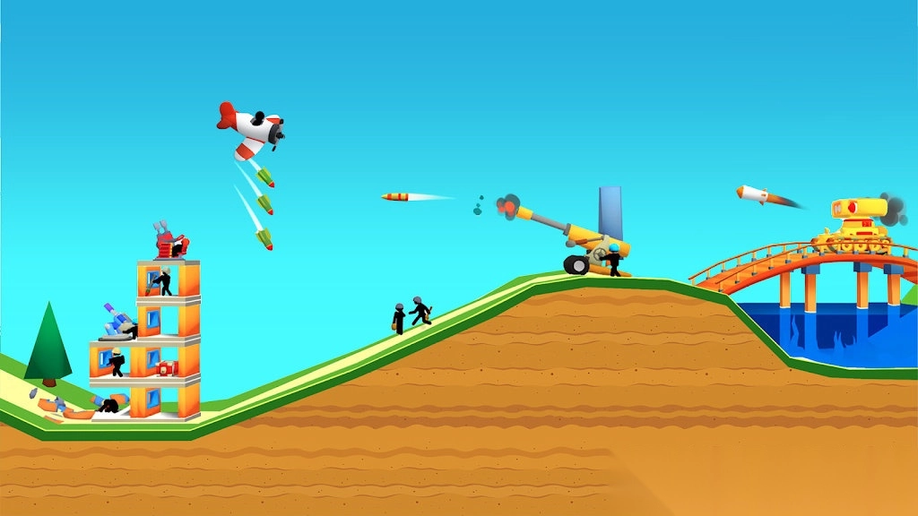 Airplanebreaksthroughtheblockade(2)