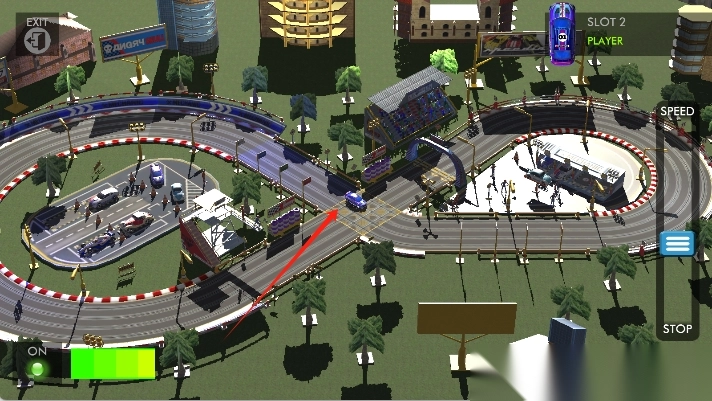 高科技赛车轨道赛车模拟