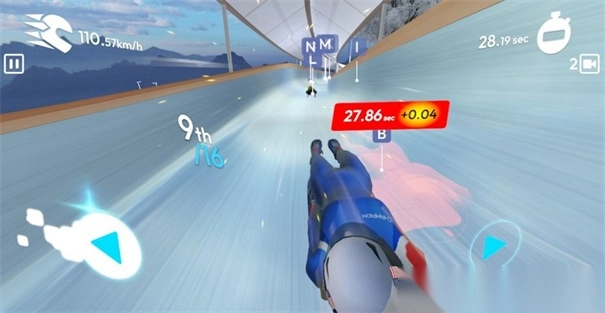 雪橇冠军仰卧比赛1