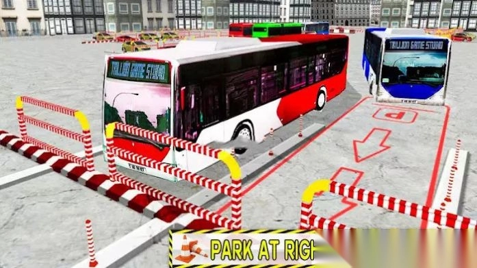 反向巴士停车3D图3