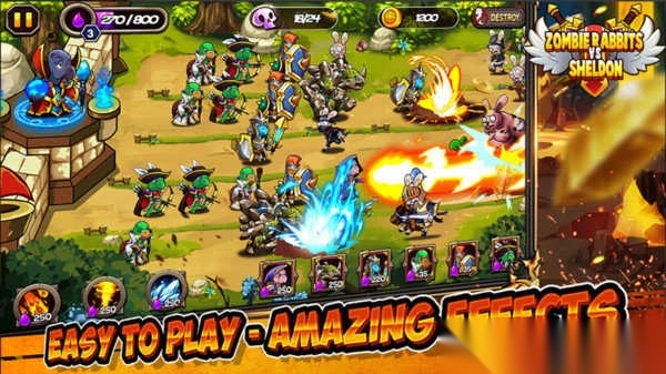 僵尸兔子防御战