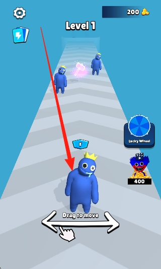 数字合并字母奔跑