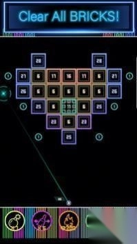 疯狂的球霓虹砖