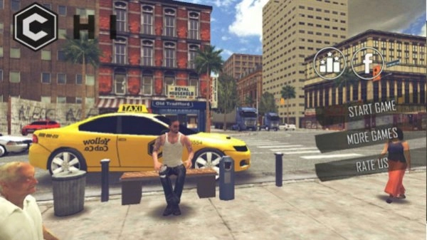 开放式出租车司机图1