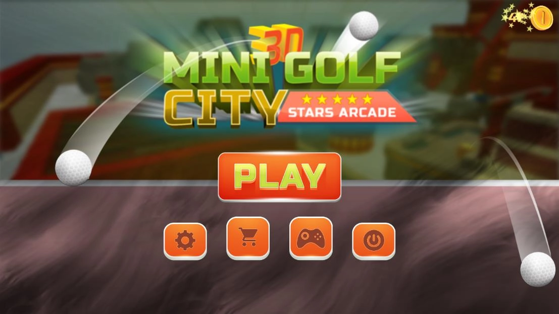 明星街機(jī)迷你高爾夫球3D城截圖2