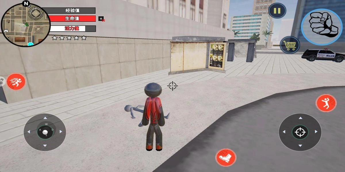 绳索英雄蜘蛛火柴人