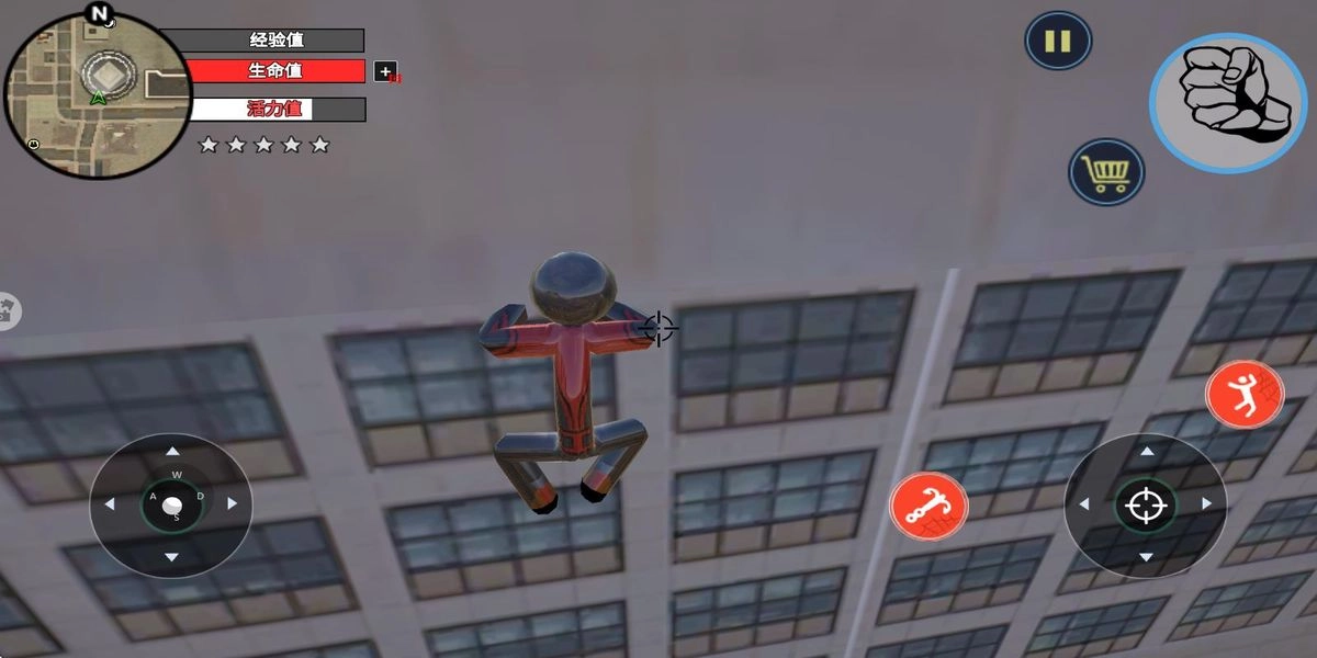 绳索英雄蜘蛛火柴人