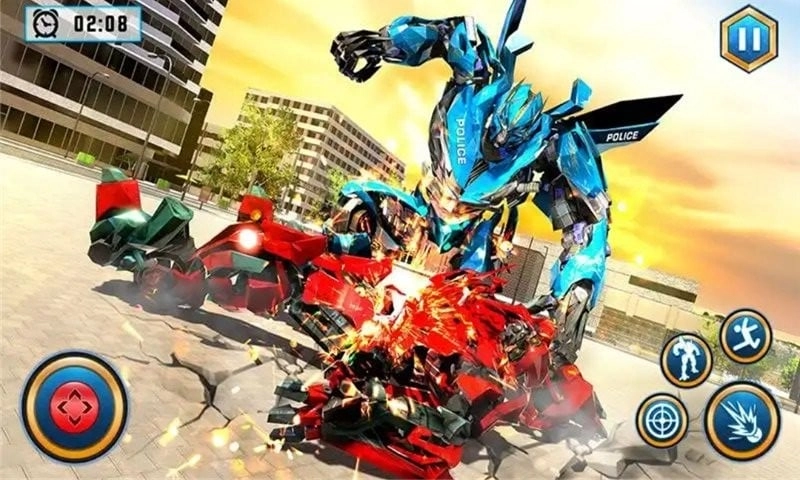 超级金刚机甲变形图2