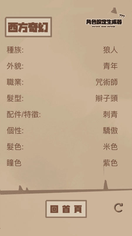 角色设定生成器图1