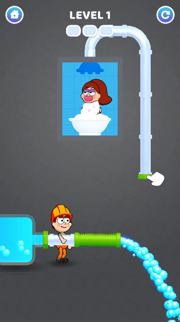浴室水管工游戏