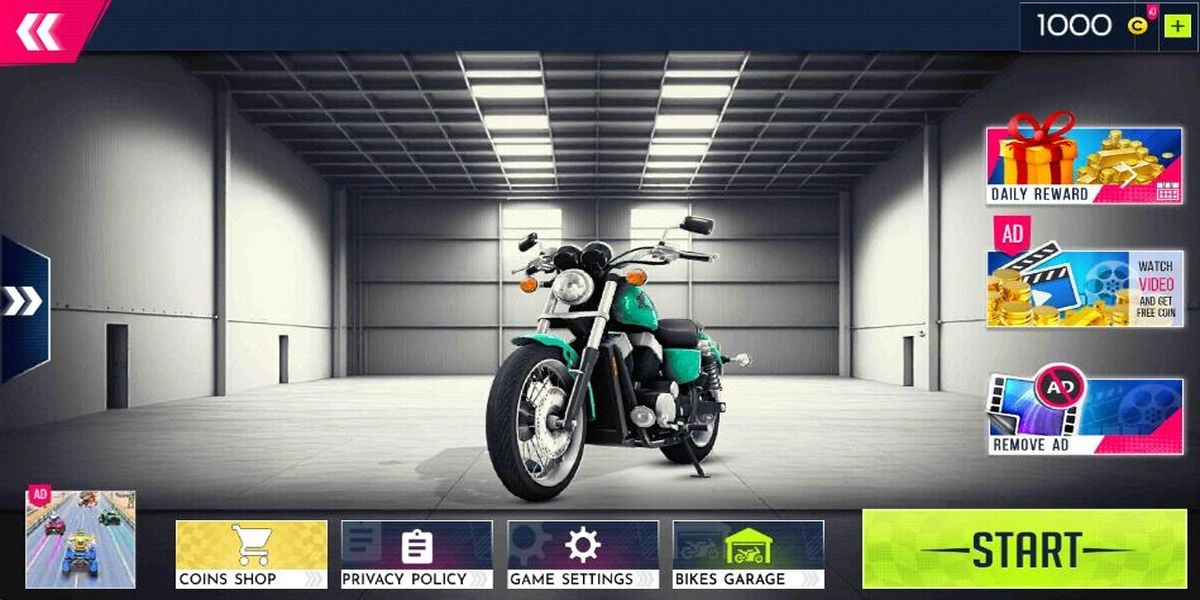 摩托车比赛游戏图2