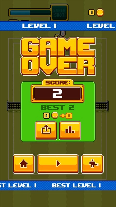 像素网球游戏图2