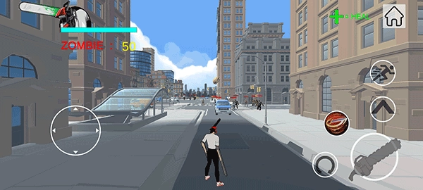 电锯人大战僵尸1