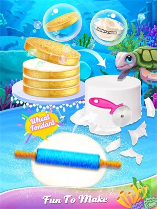 美人鱼公主蛋糕图2