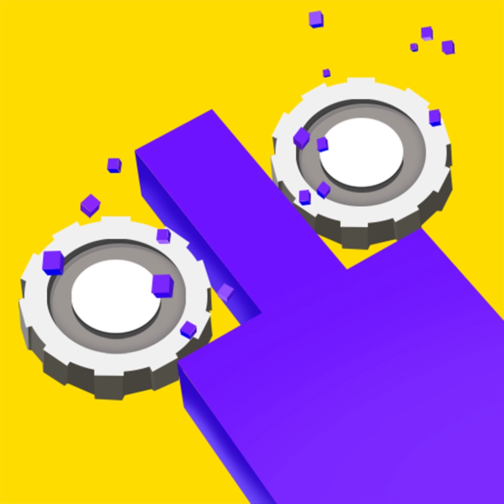 彩色方块锯游戏