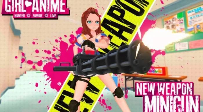 动漫女孩僵尸猎人图1