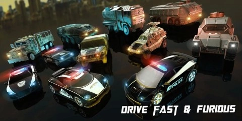 正义警察警车驾驶图1